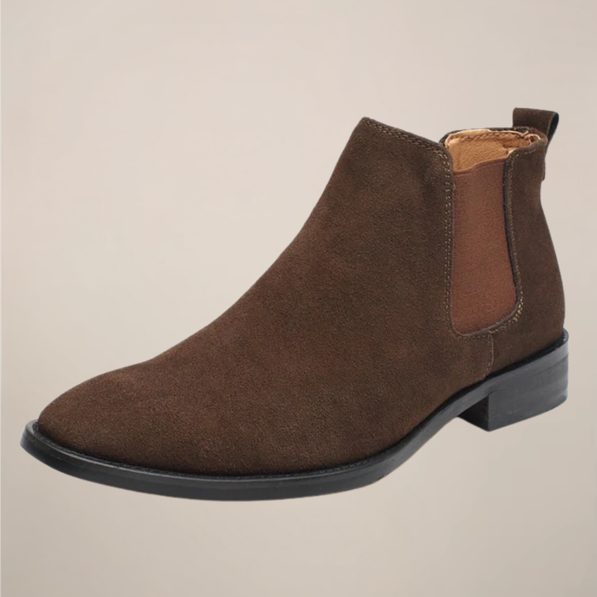 Classic Black Chelsea Boots For Men Ankle Fit 1