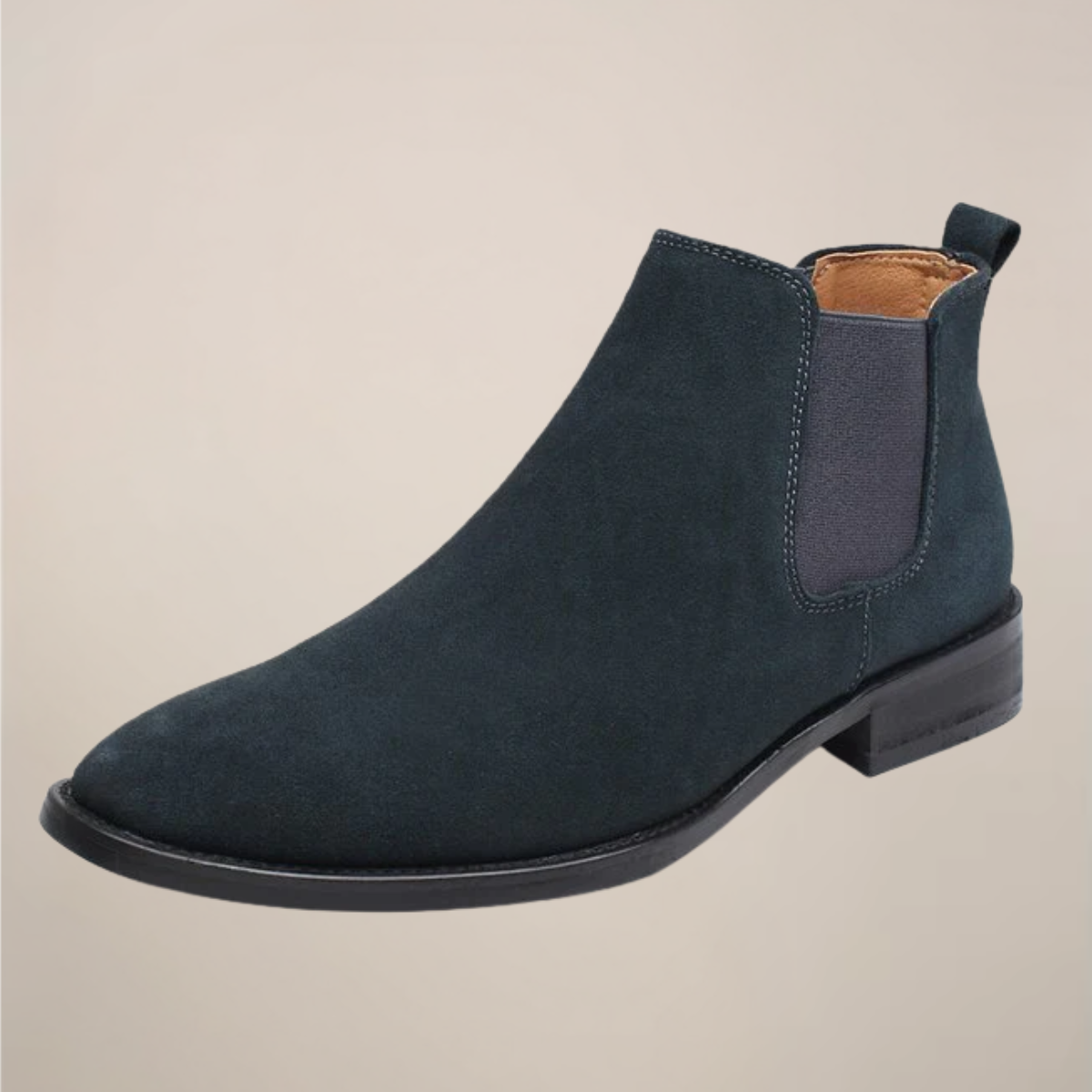Classic Black Chelsea Boots For Men Ankle Fit 2