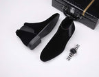 Classic Black Chelsea Boots For Men Ankle Fit 5