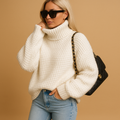 Cozy Wool Jumper Womens Chunky Knit Design 0