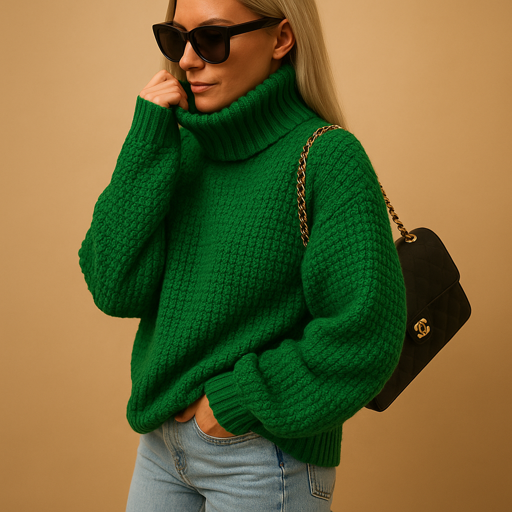 Cozy Wool Jumper Womens Chunky Knit Design 3