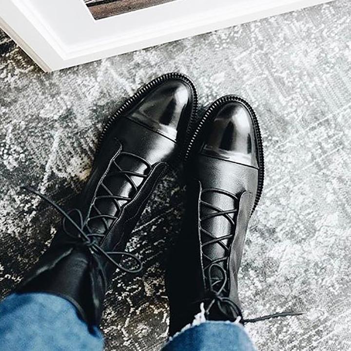 Effortless Black Ankle Boots For Women 6