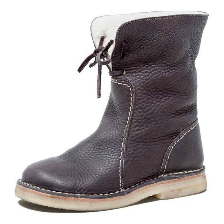 Effortless Black Ankle Boots With Foldable Cuff 3