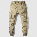 Effortless Black Cargo Jogger Pants For Men 0