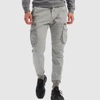 Effortless Black Cargo Jogger Pants For Men 2