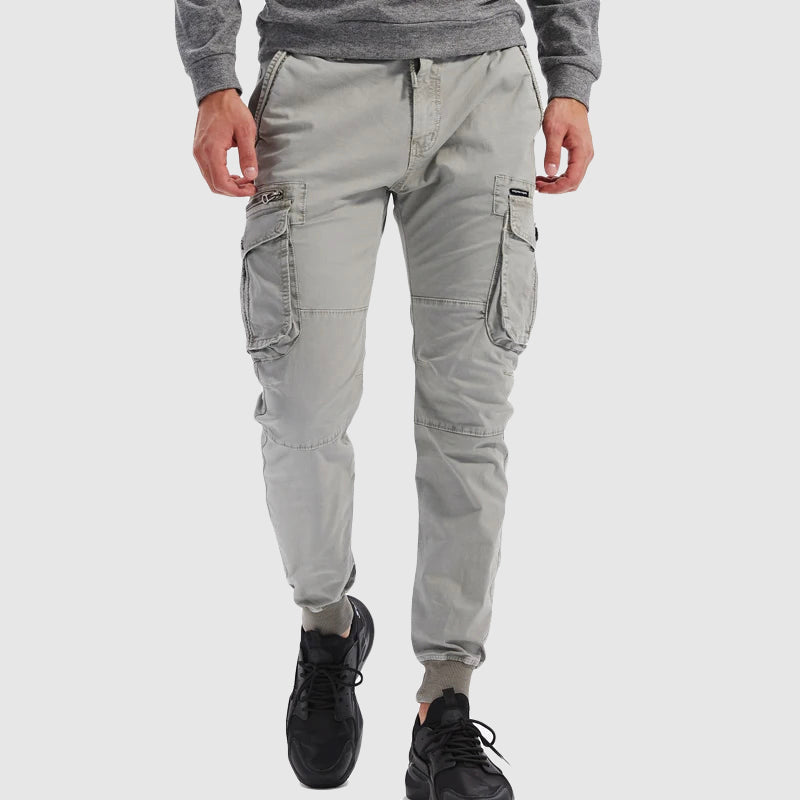 Effortless Black Cargo Jogger Pants For Men 2