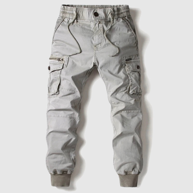 Effortless Black Cargo Jogger Pants For Men 3