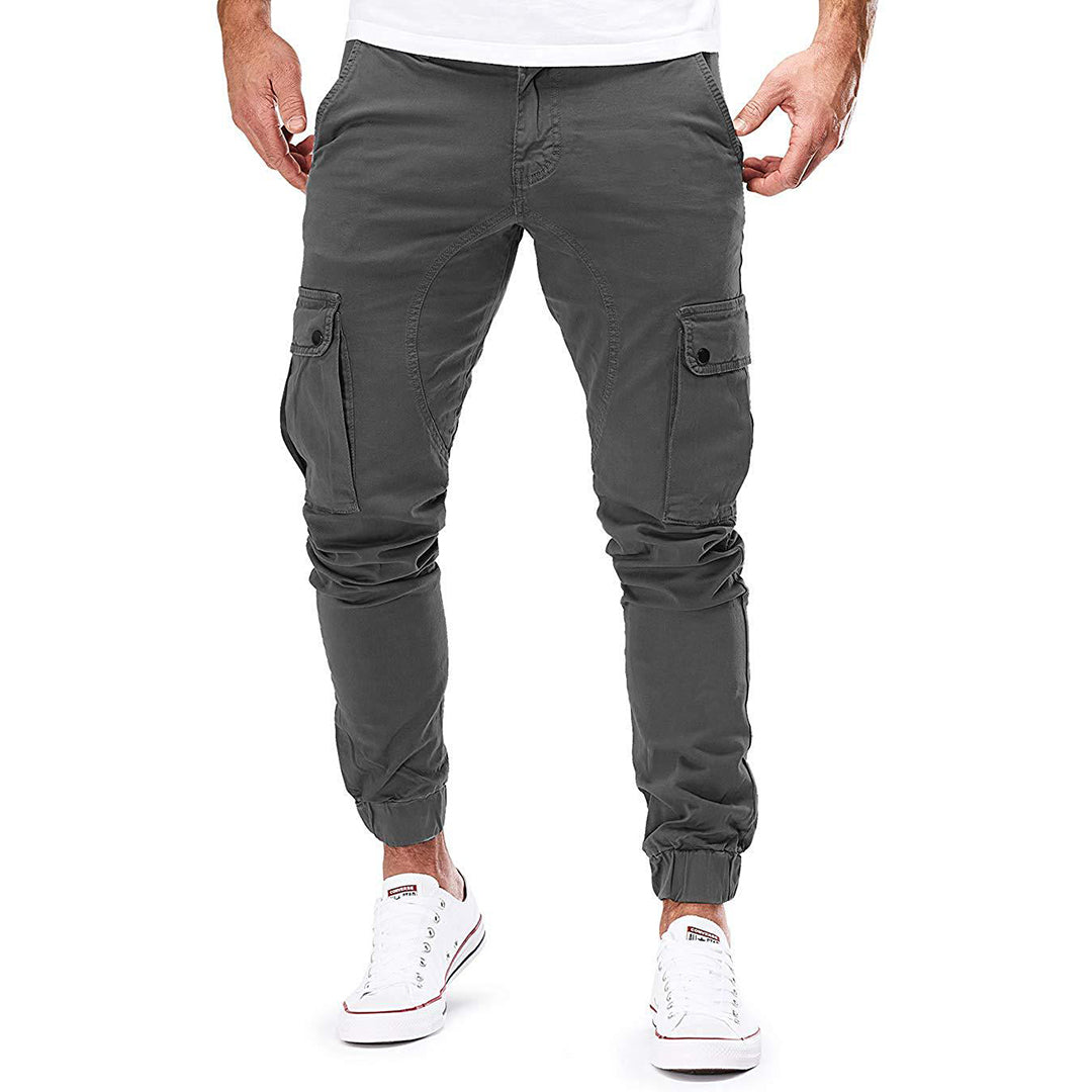 Effortless Black Cargo Trousers With Relaxed Fit 0