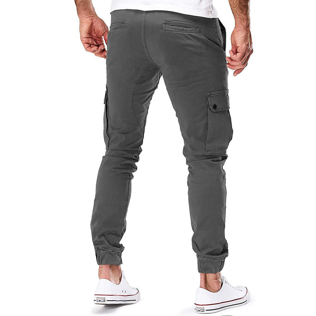 Effortless Black Cargo Trousers With Relaxed Fit 1