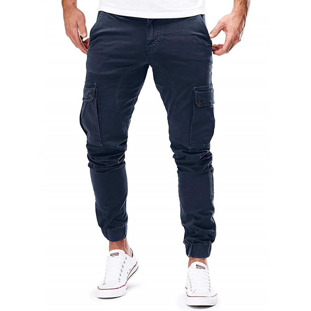 Effortless Black Cargo Trousers With Relaxed Fit 6