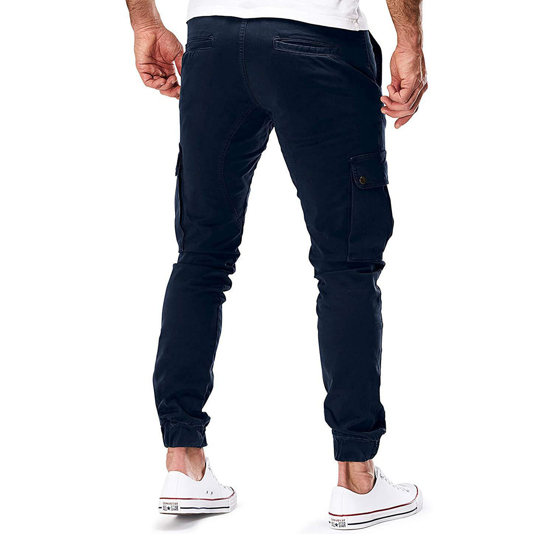Effortless Black Cargo Trousers With Relaxed Fit 7