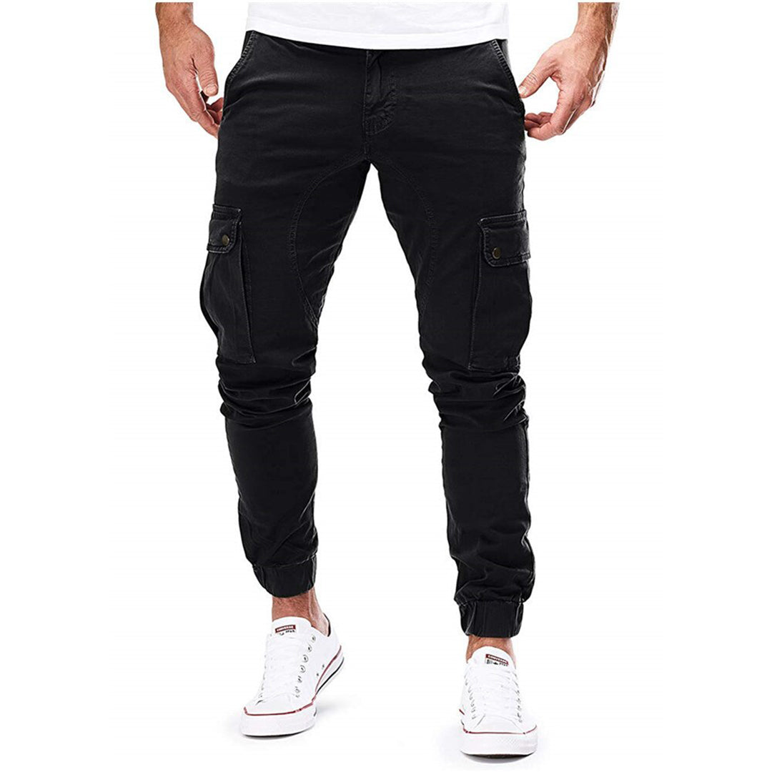 Effortless Black Cargo Trousers With Relaxed Fit 8