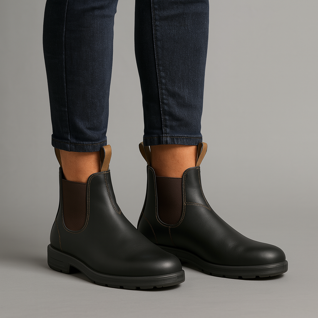 Effortless Black Chelsea Boots With Classic Design 1