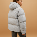 Effortless Black Puffer Jacket for Women 1