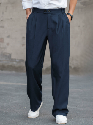 Effortless Black Wide Leg Trousers for Women 0