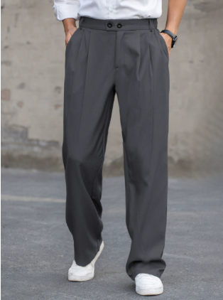 Effortless Black Wide Leg Trousers for Women 2