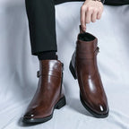 Effortless Chelsea Boots With Side Zipper Black 1