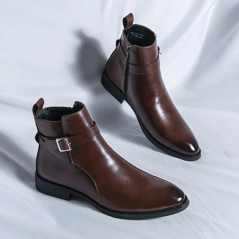 Effortless Chelsea Boots With Side Zipper Black 3