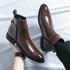 Effortless Chelsea Boots With Side Zipper Black 5