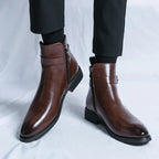 Effortless Chelsea Boots With Side Zipper Black 6