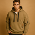 Effortless Hoodie With Drawstrings For Men 0