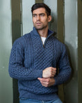 Effortless Men's Half Zip Jumper In Classic Knit 0