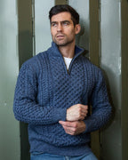 Effortless Men's Half Zip Jumper In Classic Knit 0