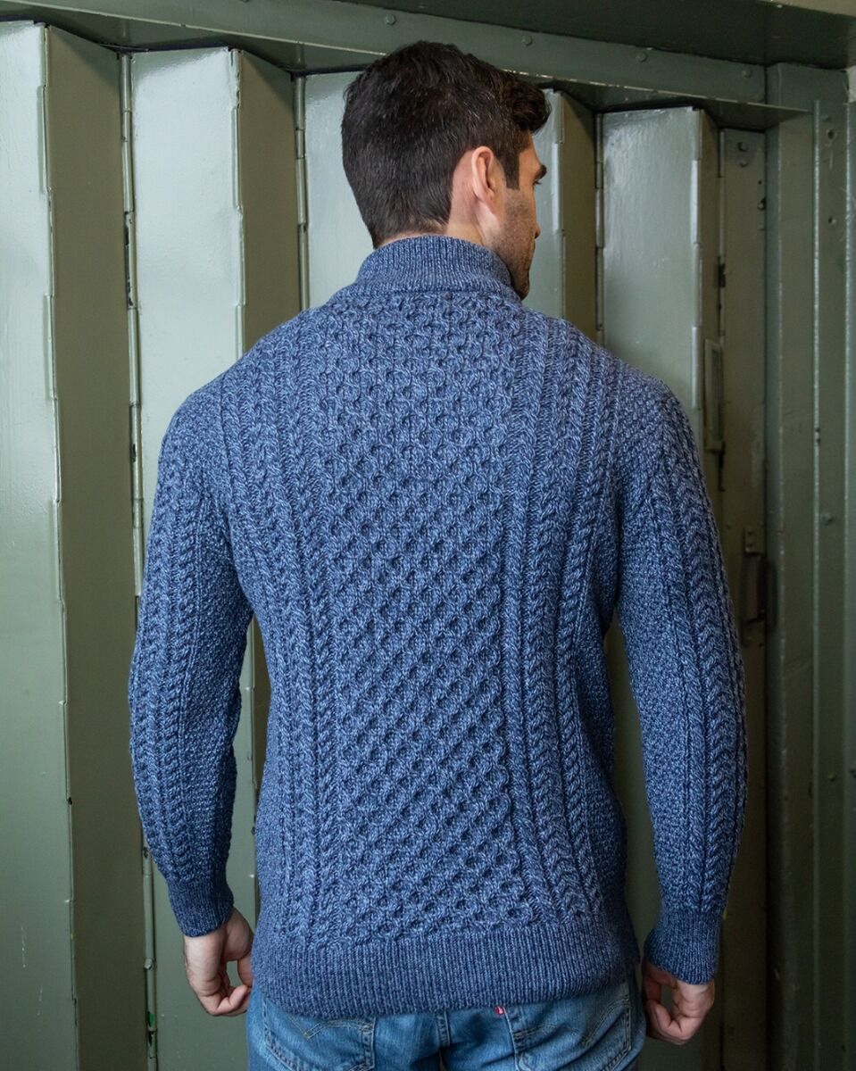 Effortless Men's Half Zip Jumper In Classic Knit 1