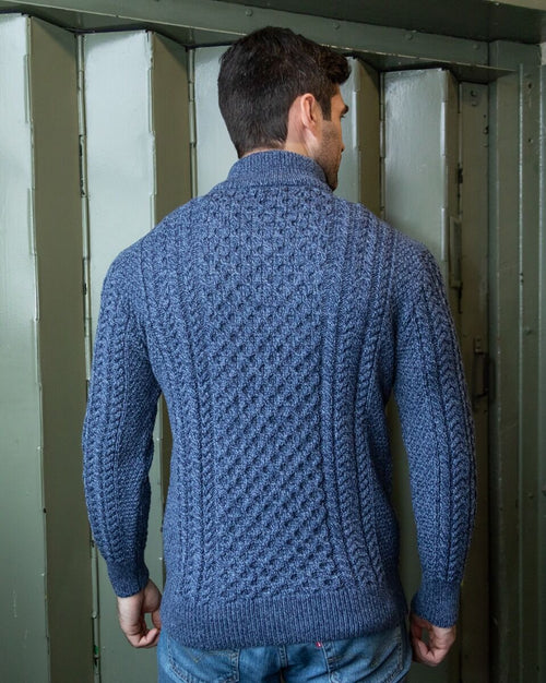 Effortless Men's Half Zip Jumper In Classic Knit 1