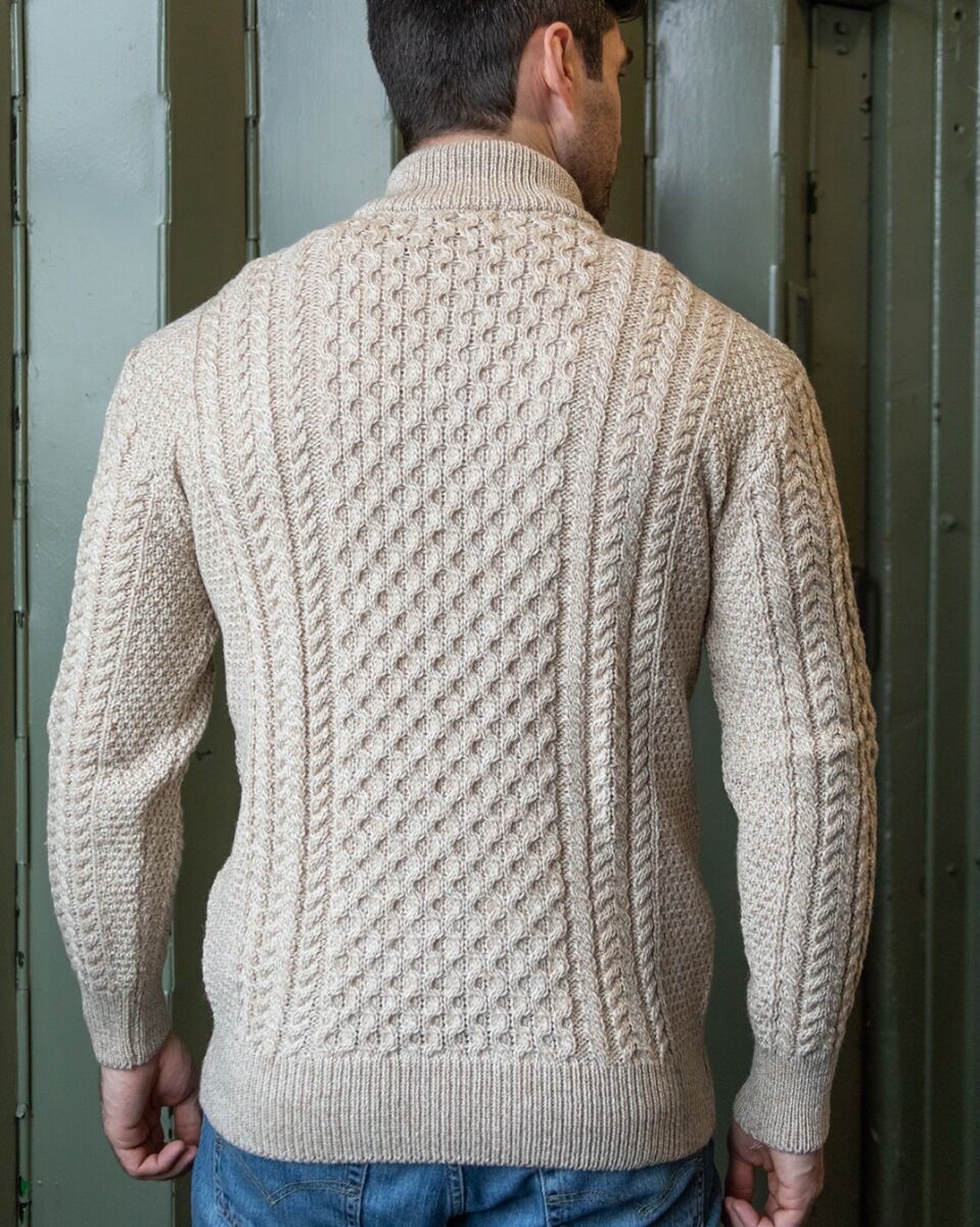 Effortless Men's Half Zip Jumper In Classic Knit 3