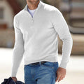 Effortless Men's Half Zip Sweater, Relaxed Fit 0