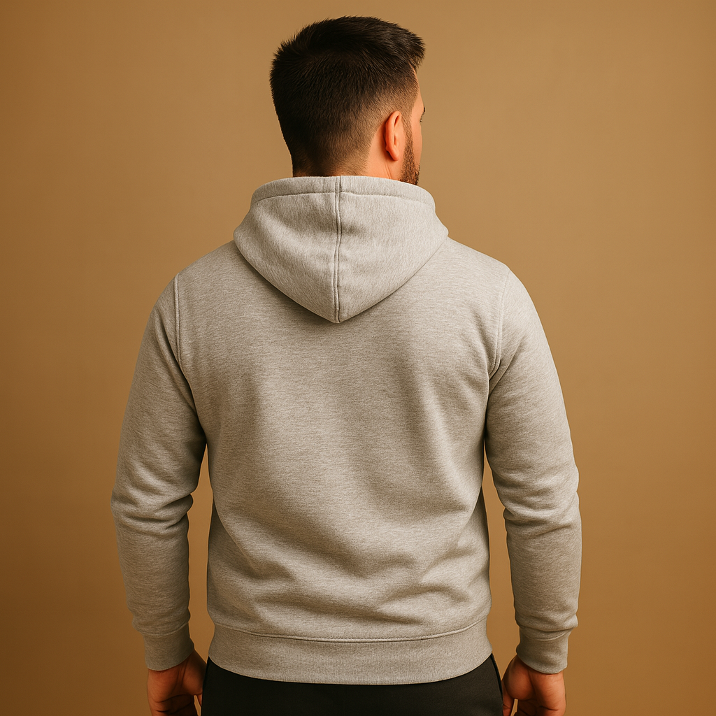 Effortless Men's Hoodie With Drawstring Casual Fit 1