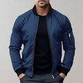Effortless Men's Jacket Slim Fit Zip-Up Bomber 0