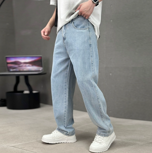 Effortless Men's Jeans Relaxed Fit Straight Leg 1