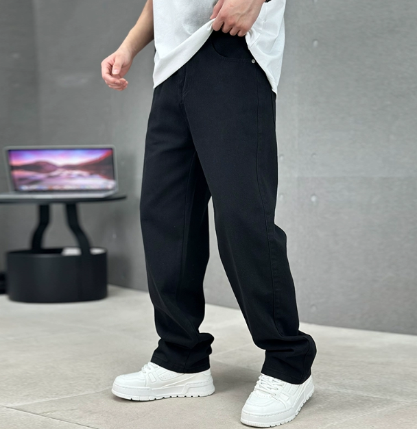 Effortless Men's Jeans Relaxed Fit Straight Leg 2