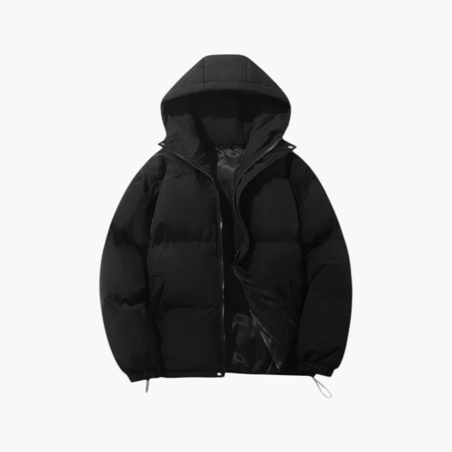 Effortless Men's Puffer Jacket, Hooded, Relaxed Fit 6
