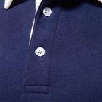Effortless Men's Sweatshirt With Contrast Collar 6