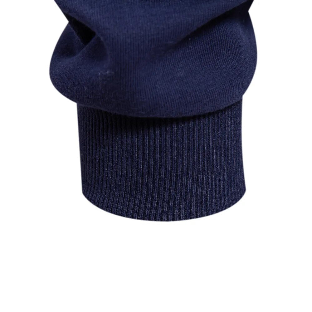 Effortless Men's Sweatshirt With Contrast Collar 8