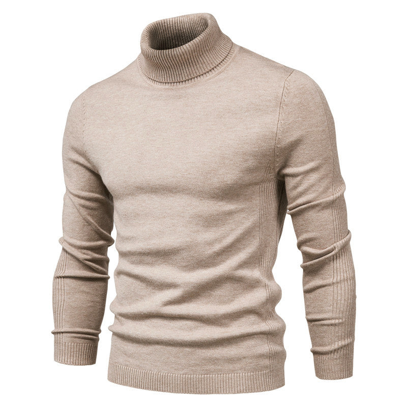 Effortless Men's Turtleneck Sweater, Relaxed Fit 5