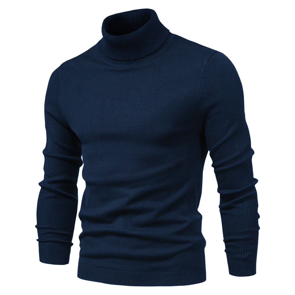 Effortless Men's Turtleneck Sweater, Relaxed Fit 6