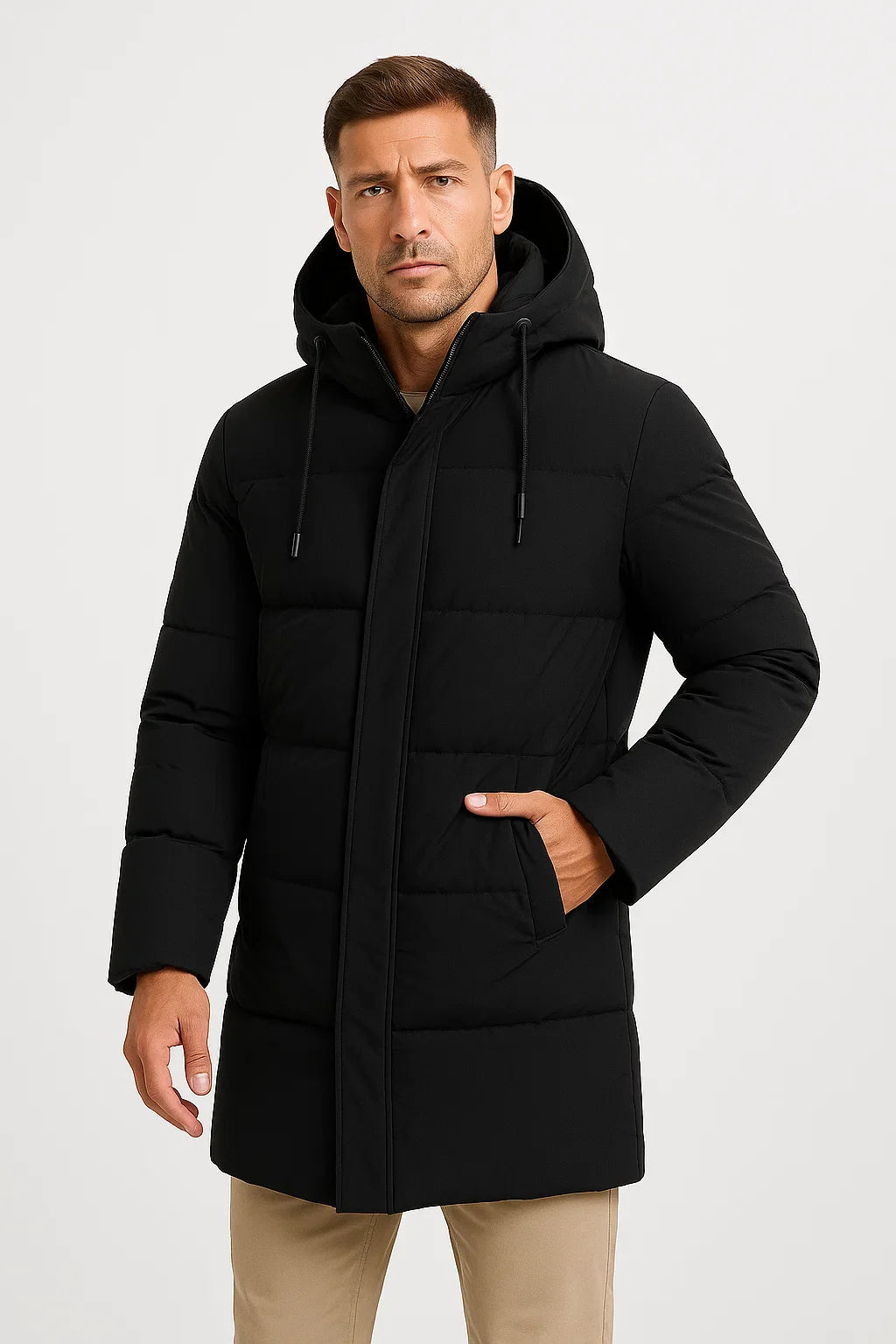Effortless Men's Waterproof Puffer Jacket Winter 0