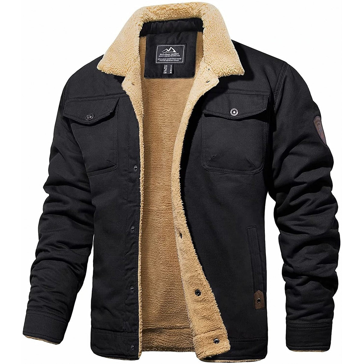 Effortless Men's Winter Jacket With Relaxed Fit 0
