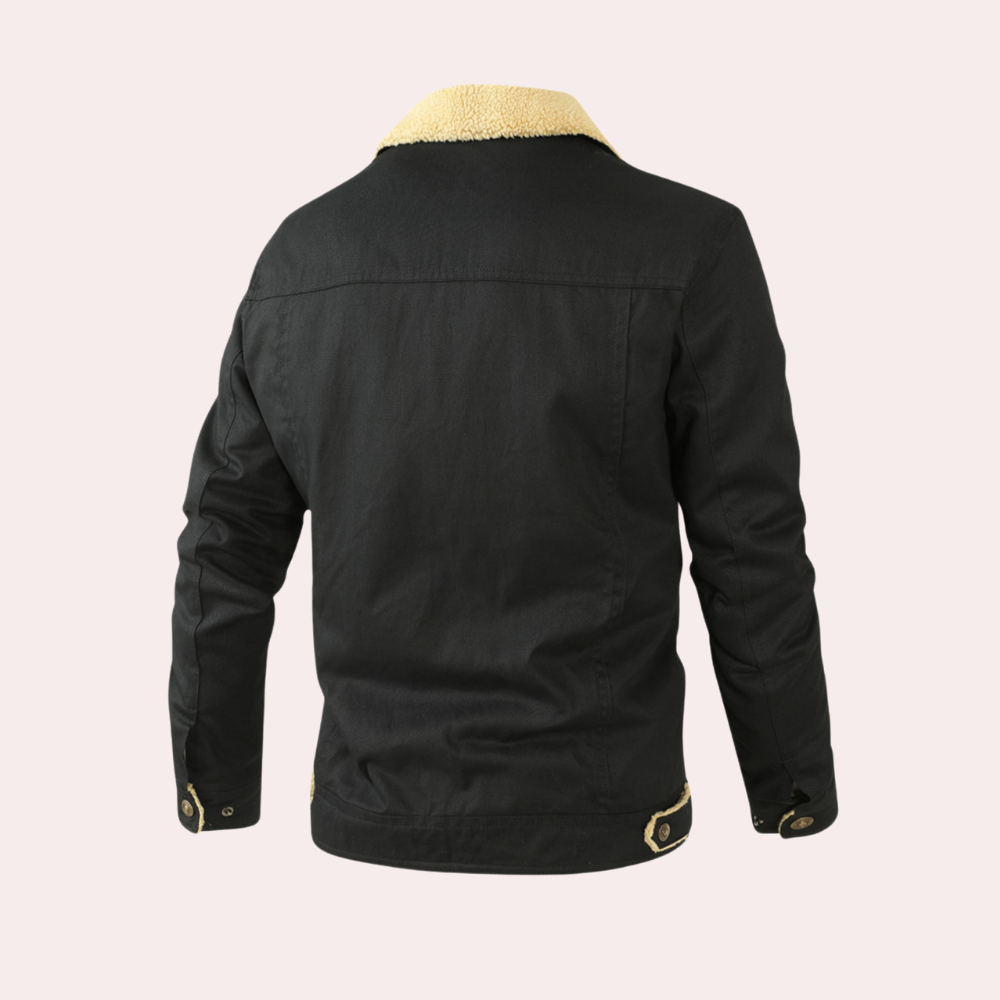 Effortless Men's Winter Jacket With Relaxed Fit 1