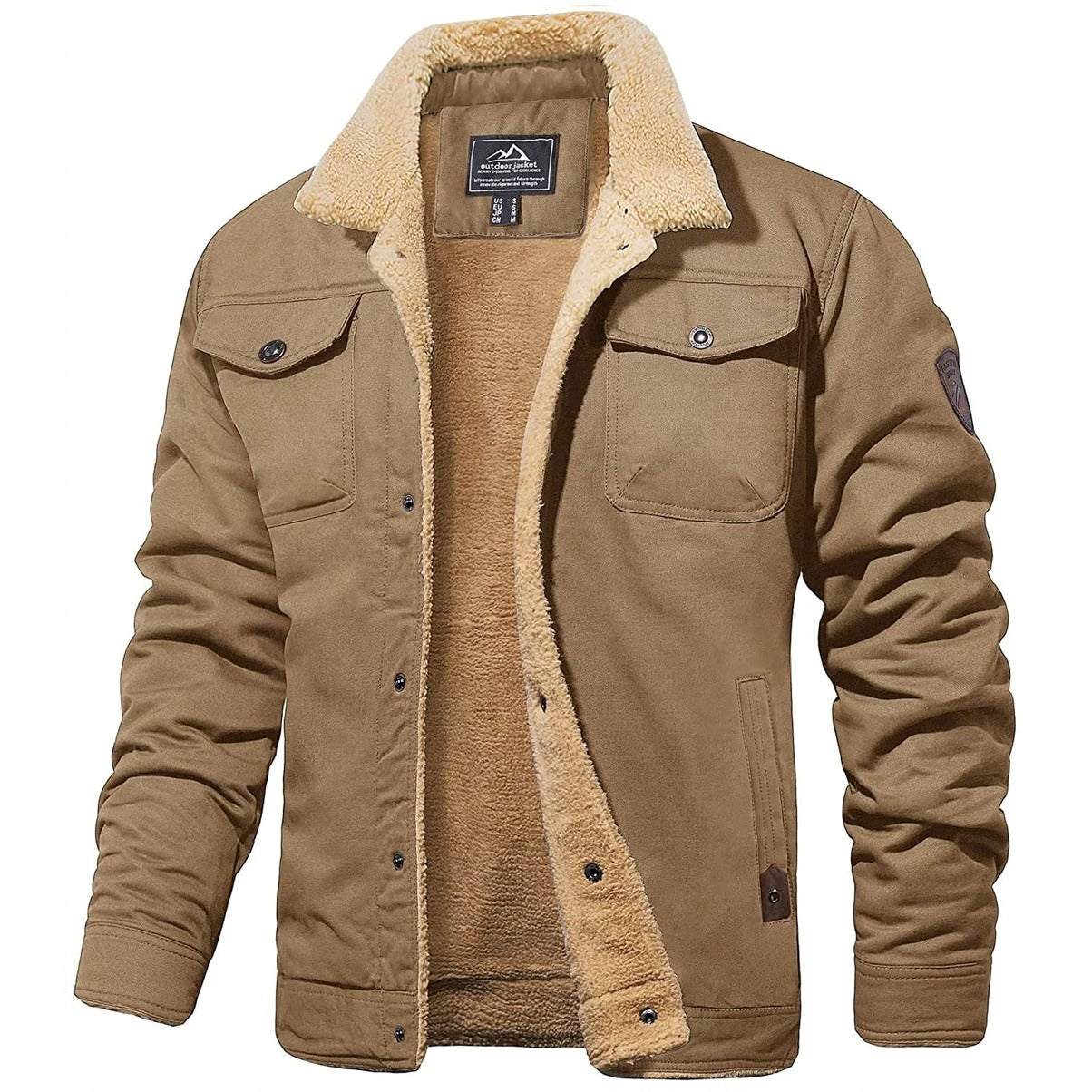 Effortless Men's Winter Jacket With Relaxed Fit 7
