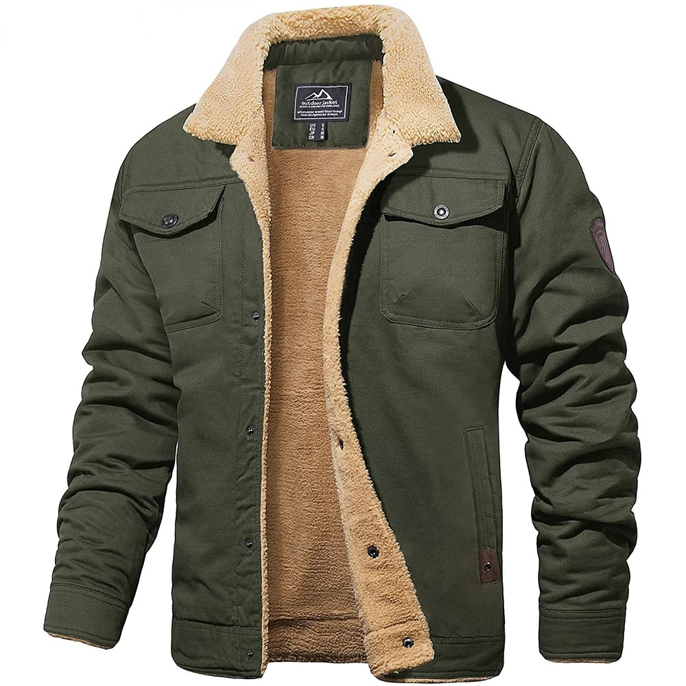 Effortless Men's Winter Jacket With Relaxed Fit 9