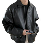 Effortless Mens Bomber Jacket With Oversized Fit 1