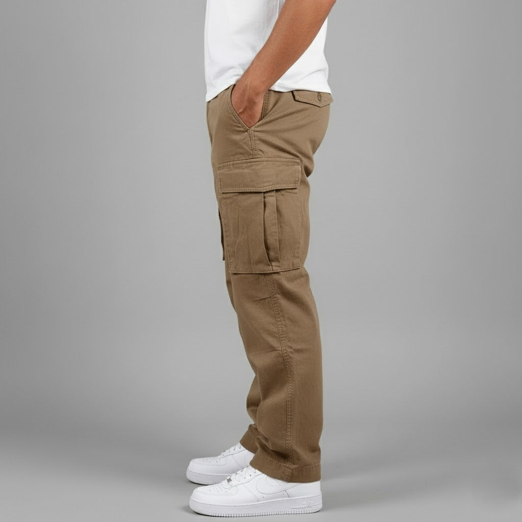 Effortless Mens Cargo Pants With Side Pockets 2