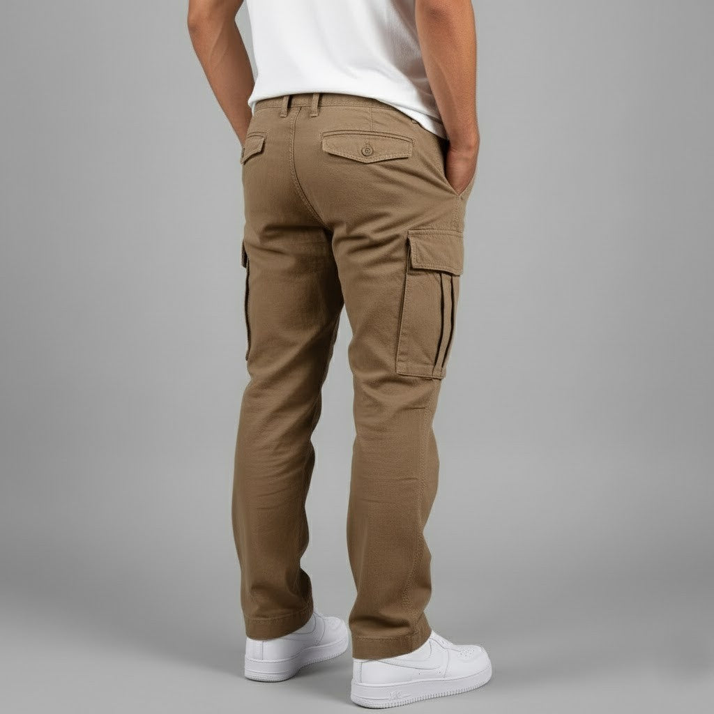 Effortless Mens Cargo Pants With Side Pockets 3