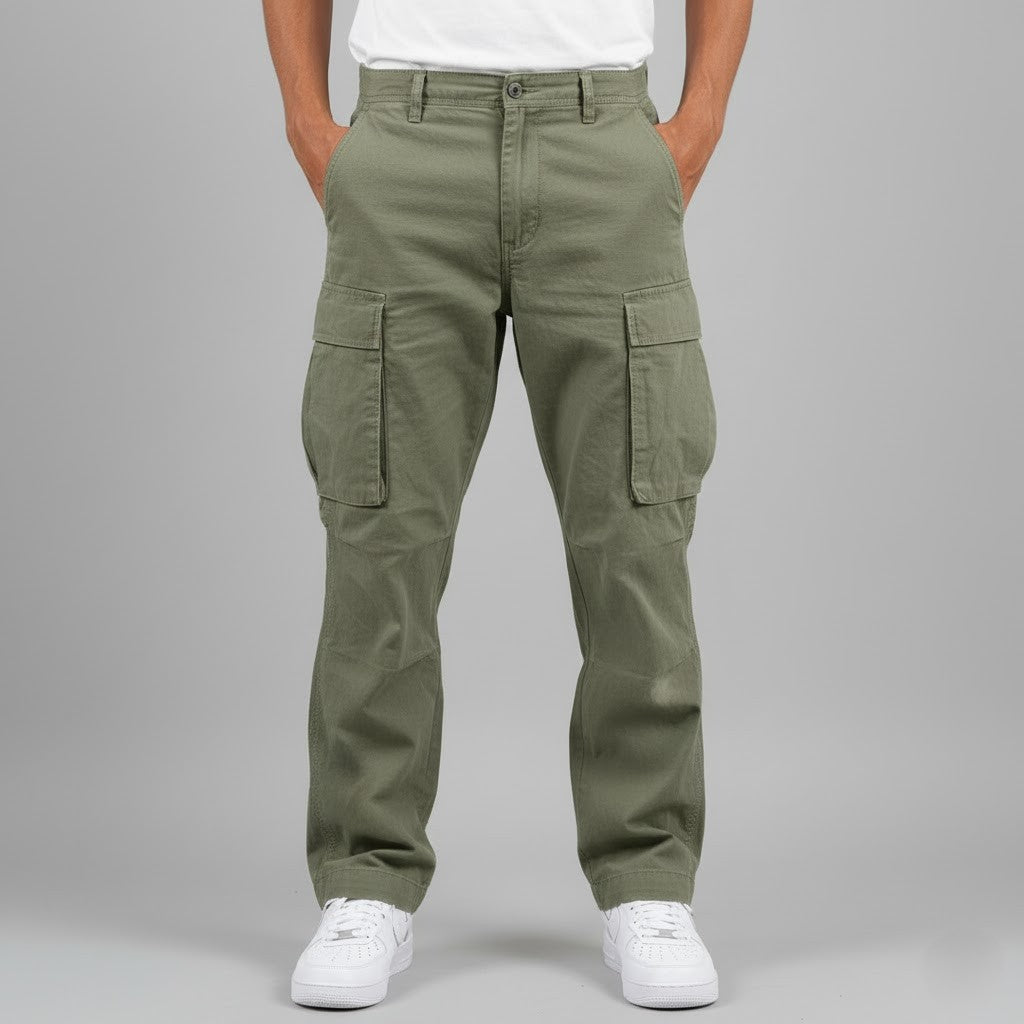 Effortless Mens Cargo Pants With Side Pockets 4