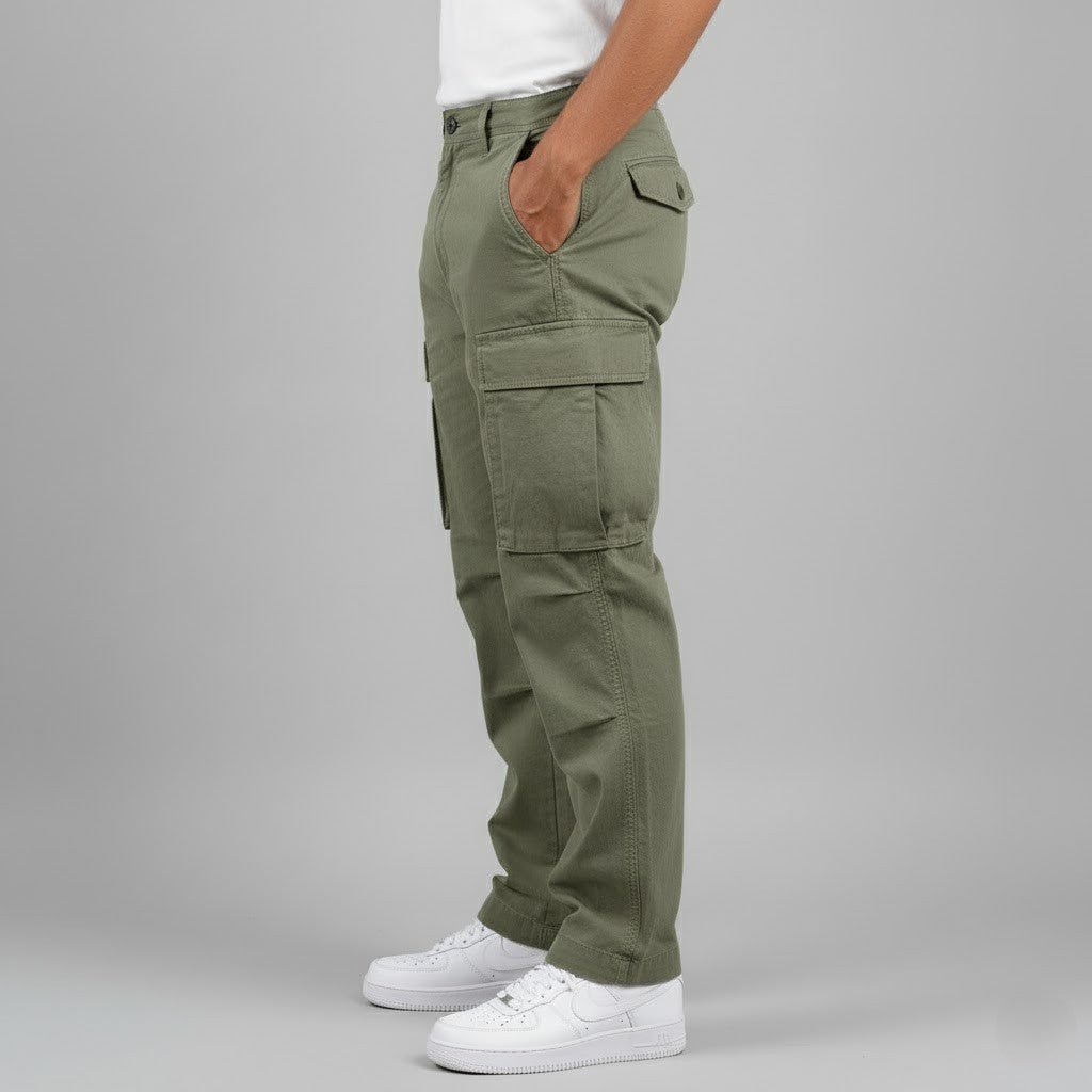 Effortless Mens Cargo Pants With Side Pockets 5
